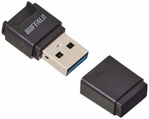 BUFFALO USB3.0 microSD専用コンパクトカードリーダー ブラック BSCRM100U3BK