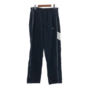 NIKE ナイキ ジャージ トラックパンツ スポーツ ワンポイント ネイビー (メンズ M) 中古 古着 Q4395