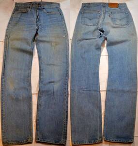 j463/LEVIS501 アメリカ製 MADE IN U.S.A.ハチマル オールド 超ロング！