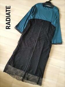 RADIATE/スコットクラブ＊メッシュ切り替え異素材MIXワンピース＊新品21,000y