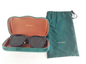 GUCCI グッチ サングラスG G1000SK 001 55□20-145 ブラック 日本製 ケース付き