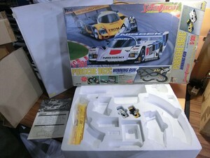 【HW17-20】【140サイズ】車体＋パーツ一部のみ/スーパーサーキット S-301 ポルシェ 962C ウイニングラン/ジャンク扱い/※傷 汚れ有