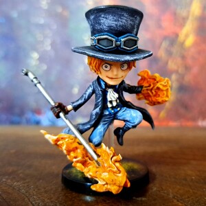 サボ　リペイント塗装済み完成品/ワンピース/ワールドコレクタブルフィギュア/ワーコレ/WCF/ ONEPIECE figure repaint