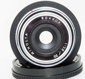 ROKKOR F2.8/30mm Minolta RepoのレンズをSONY Eマウント（NEX）に移植【改造レンズ】【ソニーEマウントレンズ（APS-C）】