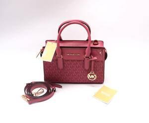 定価77,000円 新品 MICHAEL KORS マイケルコース MIRREN サッチェル スモール - MKシグネチャー ピンク