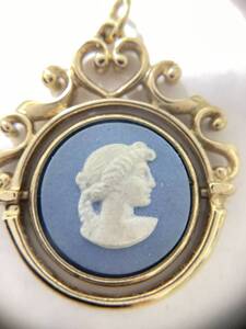 【14057】WEDGWOOD ウェッジウッド ペンダント ネックレストップ アクセサリー 中古