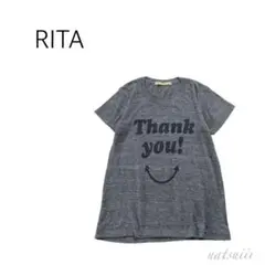 RITA リタジーンズトウキョウ . クルーネック 半袖 Ｔシャツ