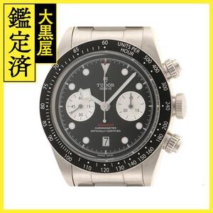 TUDOR　チューダー　ヘリテージ　ブラックベイ　クロノ　M79360N-0001　自動巻き　ステンレス　ブラック　【432】