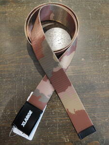 X-LARGE エクストララージ XLARGE STANDARD LOGO CAMOUFLAGE BELT ベルト ブラウン 人気商品　送料\230~　値下げしました！