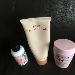 DHC 薬用フェーシャル スタラブ 洗顔料、KERASTASE,ボディローション 中古品 三個セット 送料350円