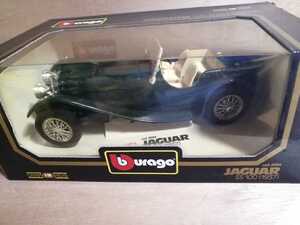 BURAGO　JAGUAR SS.100　1937年式　1/18　1990年代　店舗在庫品　MODELS モデルカー　ミニカー　オープンカー　スポーツカー　O107o3