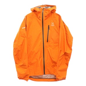 HAGLOFS ホグロフス L.I.M Jacket リムシリーズ フード ジップアップ レイン ジャケット オレンジ 604542