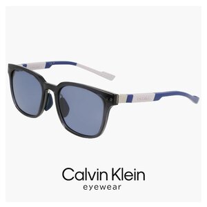 新品 カルバンクライン サングラス ck24530slb 410 calvin klein メンズ レディース スクエア ウェリントン 型 フレーム UVカット UV400