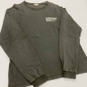 レア 1998SS DRAPE ゲバラ期 UNDERCOVER スクリュースリーブ ロゴ 長袖 Tシャツ アンダーカバー カットソー ロンT VINTAGE archive 3100249