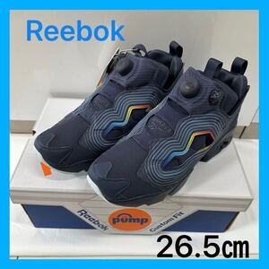 ☆限定色☆Reebok リーボック インスタポンプヒューリー OG NM ポンプ ネイビー レインボー メンズ スニーカー FV4503