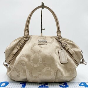 TO1 コーチ COACH レザー 16260 2way ショルダーバッグ ベージュ