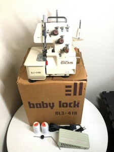 JUKI EXCIM@ baby lock BL3-418DX型 ジューキ ベビーロックミシン ハンドクラフト 付属品 通電動作OK