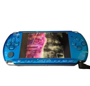 SONY ソニー PSP PSP-3000 プレイステーションポータブル ブルー 動作品