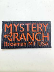 【新品未使用】MYSTERY RANCH ミステリーランチ ベルクロワッペン　ブラック&オレンジ　