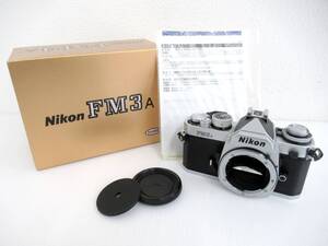 【Nikon/ニコン】子①59//FM3A/シルバー/フィルム一眼レフ/ボディ/箱付き極美品