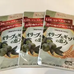 和漢の森 オリーブ&ギャバの恵み 60粒入り 3袋セット