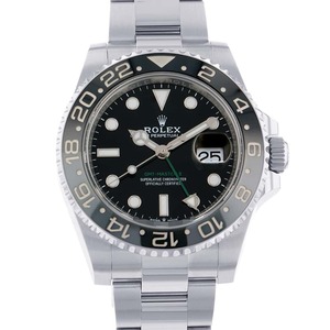 ロレックス GMTマスター2 ランダムシリアル ルーレット 126710GRNR ROLEX 腕時計 黒文字盤