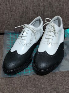 ☆【ブランド不明】ゴルフシューズ☆日本製☆24cm☆レディース☆USED【183】