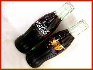 Coca Cola/コカコーラ☆1998年長野オリンピック記念ボトル2本セット/状態良☆未開栓