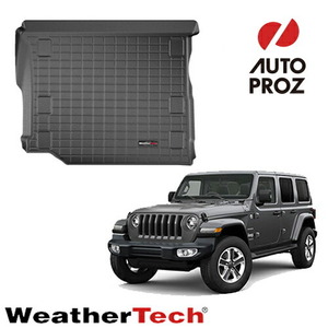 ラゲッジマット ジープ JLラングラー 4ドア サブウーハー/フラットロードフロアあり 2列目以降 WeatherTech 正規品