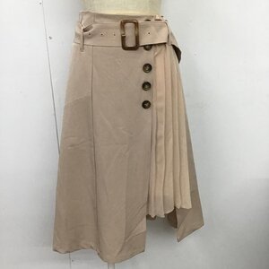 NICE CLAUP 表記無し ナイスクラップ スカート ひざ丈スカート Skirt Medium Skirt ベージュ / ベージュ / 10087658