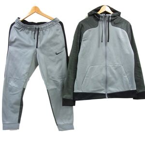 美品◆NIKE ナイキ セットアップ THERMA-FIT ハイパースピードフリース フルジップトップ パンツ メンズ 1円スタート