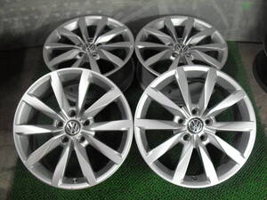 S450 フォルクスワーゲン Volkswagen 純正 ホイール 17×7jj 5穴 ＋49 PCD112 4本 直接取引可 石狩市