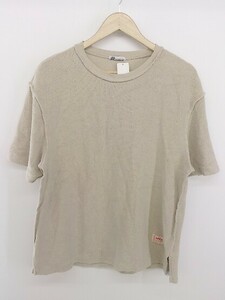 ◇ Java ジャバ 半袖 Tシャツ カットソー サイズM ベージュ レディース P