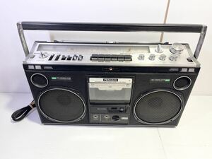 ◎1円〜日立 ラジカセ TRK-8080MKⅡ ジャンク品 ステレオカセットレコーダー 昭和レトロ HITACHI◎