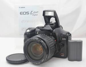 ★【限定！美品 一眼レフ レンズセット】 Canon EOS Kiss Digital 黒 ★ EF35-105mm F4.5-5.6 ★ 20240901Digital_LS_A