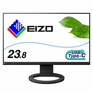 【中古】EIZO FlexScan EV2480-ZBK （23.8型モニター/1920×1080/USB Type-C対応/アンチグレアIPS/疲