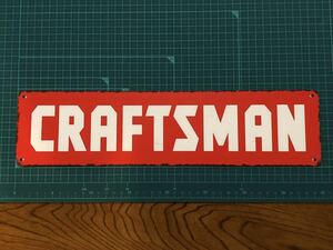 BL0E-ブリキ看板】CRAFTSMAN クラフトマン 超マニアック工具 仕事場、自分の部屋や秘密基地の壁にいかがでしょうか