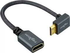 ⭐︎ アングル付き 　ミニHDMI-HDMIアダプターケーブル 0.2M