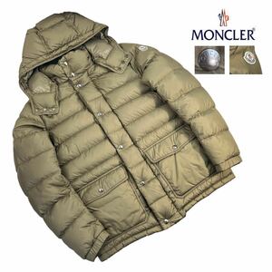 定価約20万 美品 MONCLER モンクレール AMBROISE ダウンジャケット サイズ2/M-L相当 コヨーテ ベージュ ハングリー製 最高級品 名作 A2471