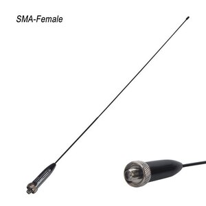 [広帯域 144/430 逆SMA] 送料込 エアバンド受信対応 超軽量14g SMA-F 型 VHF UHF Baofeng Quansheng対応 フレキシブル アンテナ