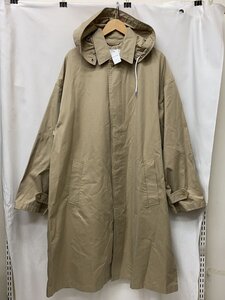 NAUTICA◆Hooded Balmacaan Coatバルマカーンコート/XL/コットン/BEG/211-1515