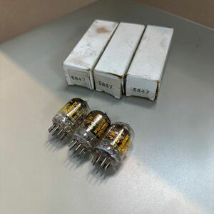 真空管 5847 Western Electric 3本　長期保管品