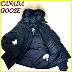 CANADA GOOSE カナダグース ダウンコート ダウンジャケット フード ファー 68F8490 サイズ XS/TP ブラック メンズ レディース ユニセックス