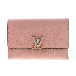 【お値下げ品】LOUIS VUITTON ルイヴィトン 三つ折り財布(小銭入有) M62156 Pink ポルトフォイユ・カプシーヌコンパクト