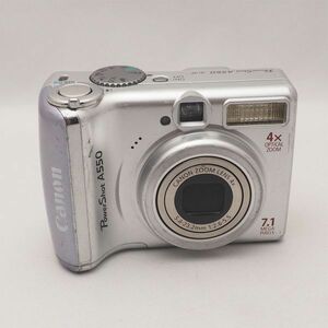 キャノン PowerShot A550 本体 単3電池 デジカメ CANON ジャンク品 管17801