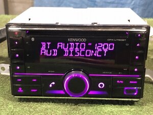 KENWOOD ケンウッド DPX-U750BT 2DIN オーディオ 電源ケーブル付 ラジオ/Bluetooth/CD/AUX/USB