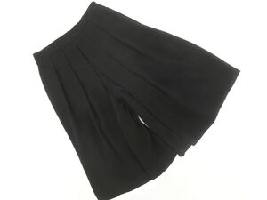 INDIVI インディヴィ ガウチョ パンツ size38/黒 ■◇ ☆ egb7 レディース