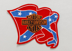 HARLEY-DAVIDSON　 MOTORCYCLES　ワッペン　フラッグ小 展示品　HMC6190