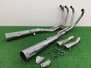 GS750E マフラー 4541 スズキ 純正 中古 バイク 部品 GS75X ヒートガード ステー フランジ レンコンマフラー 車検 Genuine