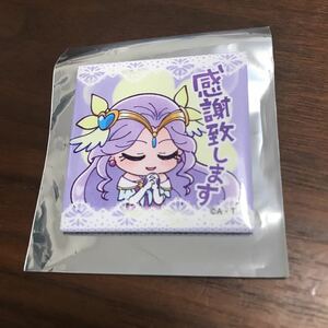 プリキュア プリティストア限定 LINEスタンプ スクエア缶バッジ キュアアース 風鈴アスミ カンバッジ